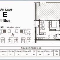 Thiết kế căn hộ loại E