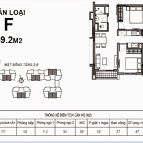 Thiết kế căn hộ loại F