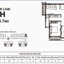 Thiết kế căn hộ loại H