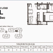 Thiết kế căn hộ loại L