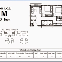 Thiết kế căn hộ loại M