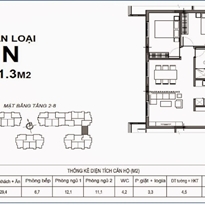 Thiết kế căn hộ loại N