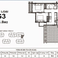 Thiết kế căn hộ loại G3