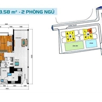 Thiết kế căn hộ 93.58 m2