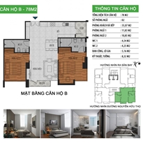 Thiết kế căn hộ B Thiết kế căn hộ B