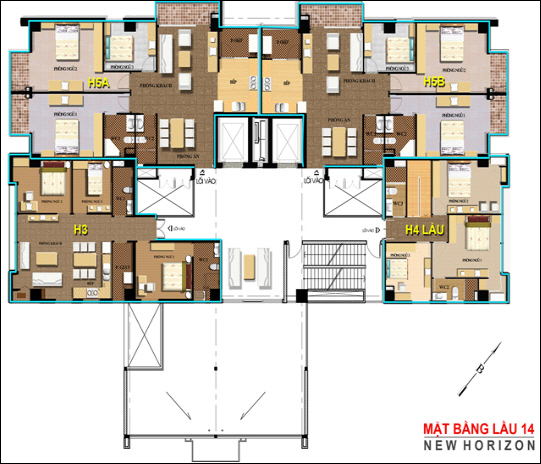 Hạ tầng, quy hoạch của Căn hộ cao cấp New Horizon | 4