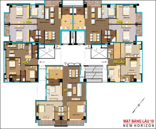 Hạ tầng, quy hoạch của Căn hộ cao cấp New Horizon | 3