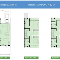 Thiết kế căn số 2-7, 10-13 (lô B) Thiết kế căn số 2-7, 10-13 (lô B)