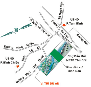 vị trí dự án