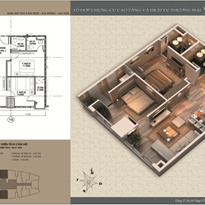 Thiết kế căn hộ 65.51 m2