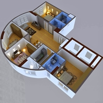 Thiết kế căn hộ số 2 Thiết kế căn hộ số 2