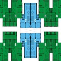 Mặt bằng tầng điển hình Mặt bằng tầng điển hình