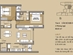 Thiết kế căn hộ B2B-11 | Giá: 23.5 triệu/m² | DT: 89m²