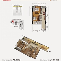 Thiết kế căn hộ 2A Thiết kế căn hộ 2A