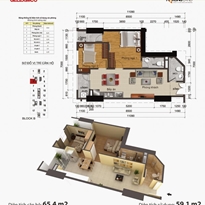 Thiết kế căn hộ 5B Thiết kế căn hộ 5B