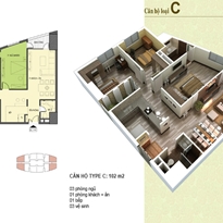 Căn hộ loại C Căn hộ loại C