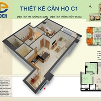 Thiết kế căn hộ C1 Thiết kế căn hộ C1