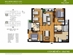Thiết kế căn hộ 04 | Giá: 19.2 triệu/m² | DT: 127m²