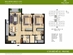 Thiết kế căn hộ 12 | Giá: 19.2 triệu/m² | DT: 95m²