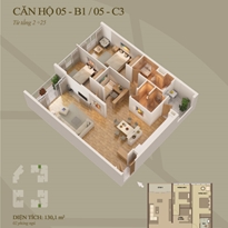 Thiết kế căn hộ 05-B1