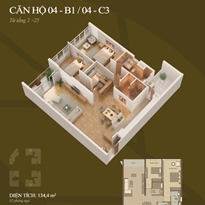 Thiết kế căn hộ 04-B1