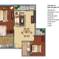 Thiết kế căn hộ T2-04, T2-05, T12B, T2-15