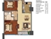 Thiết kế căn hộ T2-08, T2-09, T2-10, T2-11 | Giá: 26 triệu/m² | DT: 95m²