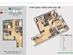 Thiết kế căn hộ A1.2-1 | Giá: 14 triệu/m² | DT: 65m²