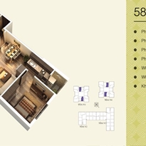 Thiết kế căn hộ 58.61m2