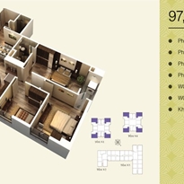 Thiết kế căn hộ 97.64m2