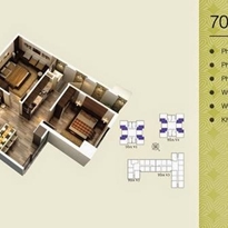 Thiết kế căn hộ 70.99m2