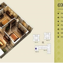 Thiết kế căn hộ 69.95m2