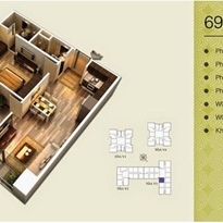 Thiết kế căn hộ 69.86m2