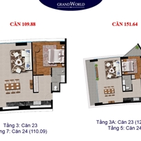 Thiết kế căn hộ 151.64 m2 Thiết kế căn hộ 151.64 m2