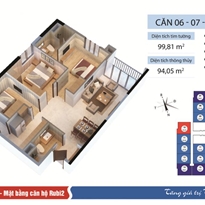 Thiết kế căn hộ 99.81 m2