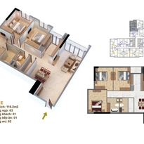 Thiết kế căn hộ RuBy 02 Thiết kế căn hộ RuBy 02