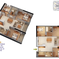 Thiết kế căn hộ RuBy 10 Thiết kế căn hộ RuBy 10