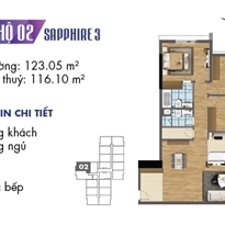 Thiết kế căn hộ Sapphire 02 Thiết kế căn hộ Sapphire 02
