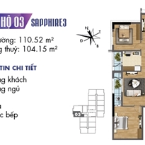 Thiết kế căn hộ Sapphire 03 Thiết kế căn hộ Sapphire 03