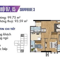 Thiết kế căn hộ Sapphire 07 Thiết kế căn hộ Sapphire 07