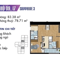 Thiết kế căn hộ Sapphire 17