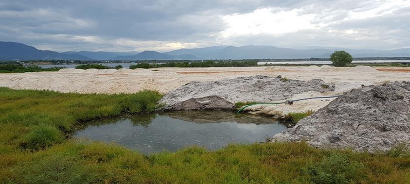 Dự án đã hoàn thành thi công san lấp, đang trong quá trình kiểm tra và nghiệm thu giai đoạn 1 để bước san giai đoạn 2