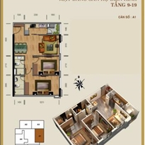 Thiết kế căn hộ A1 Thiết kế căn hộ A1