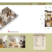 Thiết kế căn hộ 1A-1B Thiết kế căn hộ 1A-1B