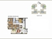 Thiết kế căn hộ A3-B3 | Giá: 28 triệu/m² | DT: 157m²