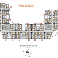 Tầng 2-18 tòa T1 Tầng 2-18 tòa T1