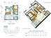 Thiết kế căn hộ A2 | Giá: 11.8 triệu/m² | DT: 67m²