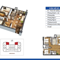 Thiết kế căn hộ 01 Thiết kế căn hộ 01