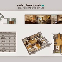 Thiết kế căn hộ B6, B7 Thiết kế căn hộ B6, B7