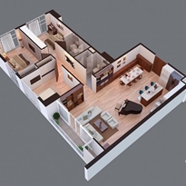 Thiết kế căn hộ 01 Thiết kế căn hộ 01